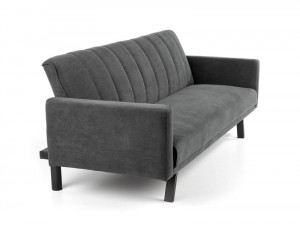Canapea extensibila Armando velvet gri – H78 cm - Img 3