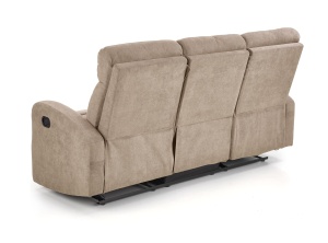 Canapea recliner Oslo 3S stofa bej H100 cm - Img 14