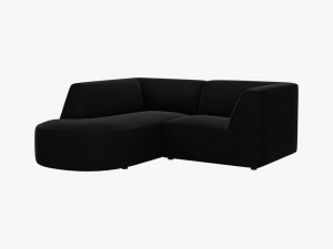 Coltar 3 locuri rotund Ruby catifea L186 cm - Img 4