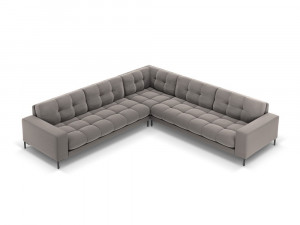 Coltar 6 locuri Bali velvet/picioare negre – L256 x l256 x h75 - Img 14