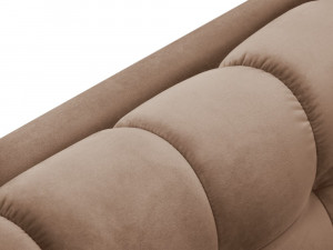 Coltar 7 locuri Bali U velvet/picioare gold – L327 x l256 x h75 - Img 6