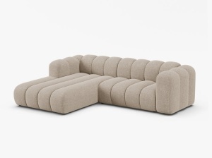 Coltar Lupine 4 locuri chenille Eden L260 cm - Img 2