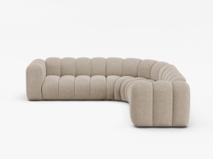 Coltar Lupine 5 locuri chenille Eden L280 cm - Img 10
