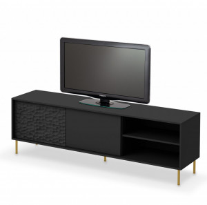 Comoda Bullet RTV-1 L180 cm negru/auriu - Img 2