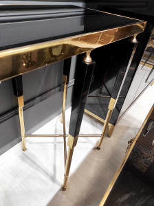 Consola Monaco negru/gold – H85 cm - Img 6