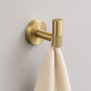 Cuier de baie 6606 Modern Brush Gold - Img 2