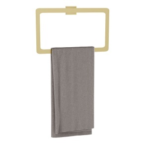 Cuier de baie Ring 210 OSTE BRUSH GOLD - Img 3