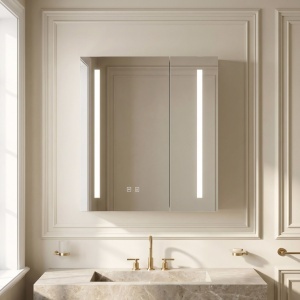 Dulap cu oglindă LED M1015-60 60x65 - Img 5