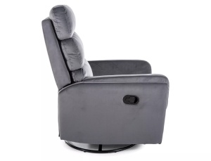 Fotoliu recliner Argos velvet gri Blu14 - Img 3