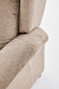 Fotoliu recliner cu functie de masaj Agustin M stofa bej - Img 9