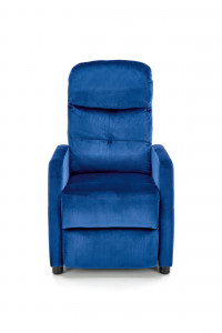 Fotoliu recliner Felipe 2 velvet bleumarin H103 cm - Img 10