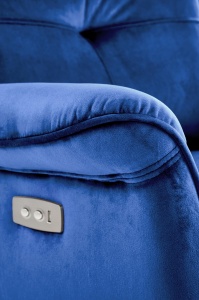 Fotoliu recliner Semir velvet bleumarin H108 cm - Img 11
