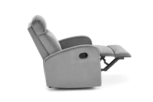 Fotoliu recliner Wonder velvet gri H98 cm - Img 9