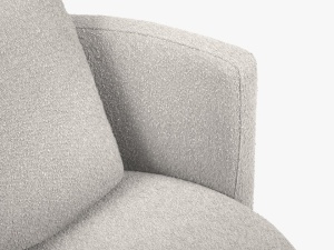 Fotoliu rotativ Bliss boucle L112 cm - Img 4