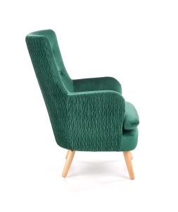 Fotoliu tapitat Ravel Velvet verde – H100 cm - Img 11