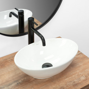 Lavoar Pamela mini alb L40 cm - Img 2