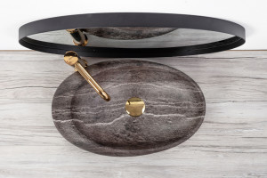 Lavoar Roxy D Stone ceramica sanitara - 49 cm - Img 5