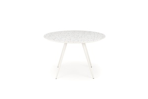 Masa rotunda Aramis terrazzo/alb ø120/h76 cm - Img 11