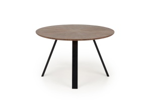 Masa rotunda Danilo nuc/negru ø120/h74 cm - Img 11