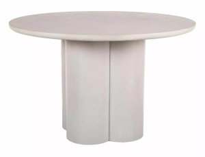 Masa rotunda Rosalia gri deschis ø120/h74 cm