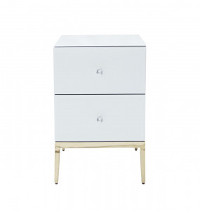 Noptiera Milan alb/silver – H78 cm - Img 4