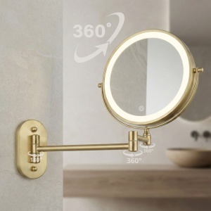Oglindă LED Glow Brush Gold - Img 4