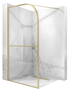 Paravan de dus Rea Sky Brush Gold 100