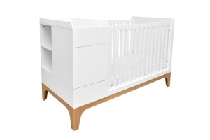 Patut pentru copii multifunctional UP! alb 70×120 cm - Img 11