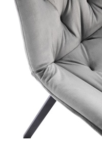 Scaun catifea K519 velvet gri - Img 8
