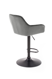 Scaun de bar H-103 velvet gri – H114 cm - Img 11