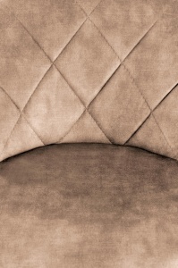 Scaun de bar H101 velvet bej - Img 14