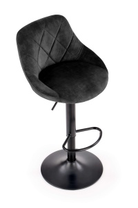 Scaun de bar H101 velvet negru - Img 16