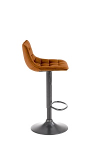 Scaun de bar H95 velvet cinnamon - Img 2