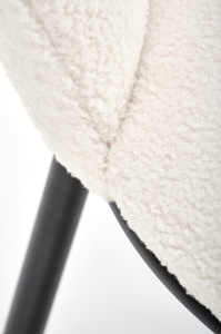 Scaun de bar plusat H119 crem - Img 12