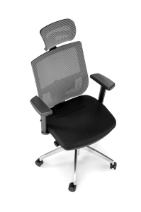 Scaun de birou Admiral negru gri - Img 6
