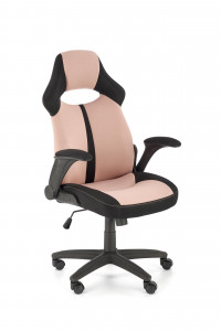 Scaun de birou Bloom roz/negru H120 cm - Img 11