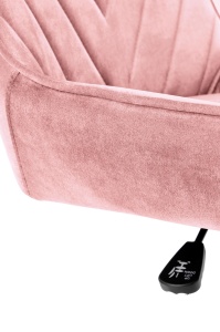 Scaun de birou Rico velvet roz H91 cm - Img 13