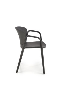 Scaun din plastic K491 negru - Img 6