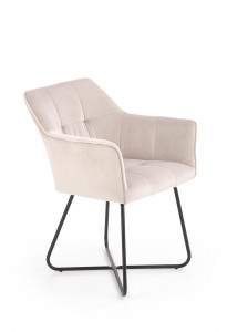 Scaun K377 velvet bej