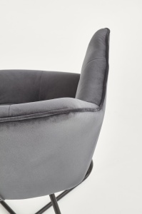 Scaun K377 velvet gri - Img 11