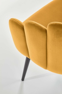 Scaun K410 velvet mustariu – H85 - Img 14