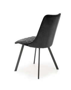 Scaun K450 velvet negru - Img 12