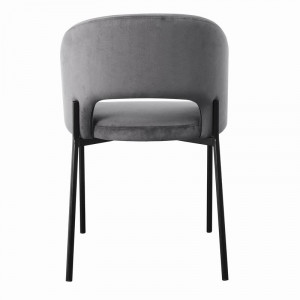Scaun K455 Velvet Gri – H77 - Img 5