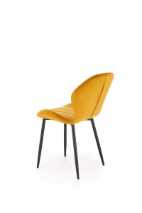 Scaun K538 velvet mustariu H85 cm - Img 5