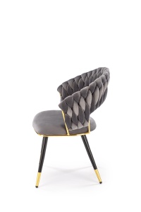 Scaun K551 velvet gri - Img 3