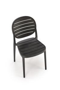 Scaun plastic K529 negru - Img 2