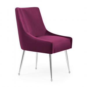 Scaun Sizar burgundy/silver – H86 cm - Img 1