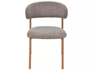 Scaun tapițat Elton II 256 cappuccino / stejar