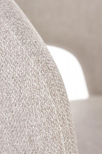 Scaun textil K486 bej-alb - H 77 cm - Img 5