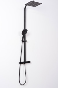 Set de duș cu termostat Rea JET Black Mat - Img 2
